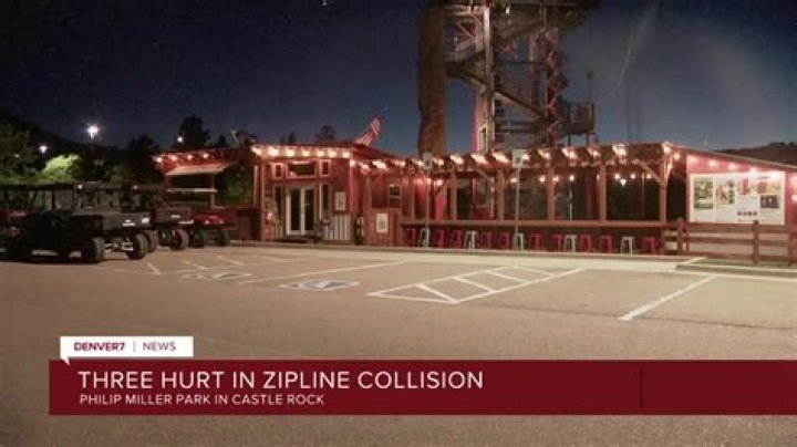 3 people hurt, including 2 children, in Castle Rock zipline collision