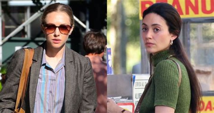 Amanda Seyfried & Emmy Rossum Film Scenes for ‘The Crowded Room’ in NYC