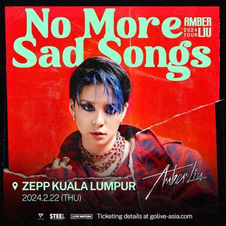 Amber Liu ‘No More Sad Songs’ tour in Malaysia: Date, venue and tickets