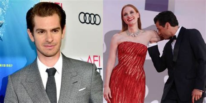 Andrew Garfield Had The Greatest Reaction To Jessica Chastain & Oscar Isaac's Arm Kiss Moment