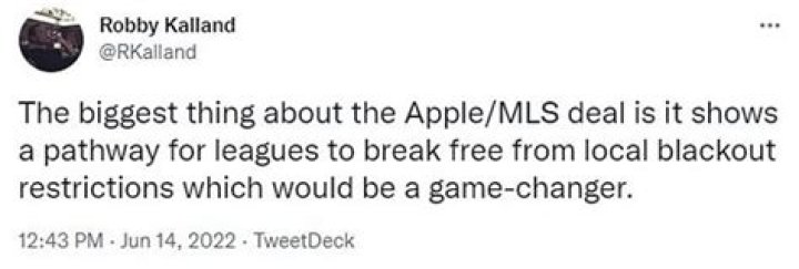 Apple, MLS announce 10-year streaming partnership