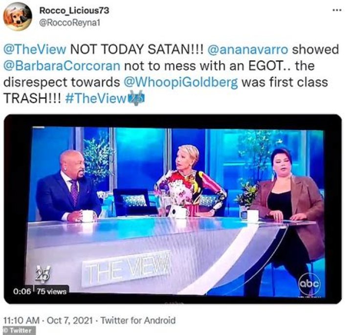 Barbara Corcoran APOLOGIZES over fat-shaming joke she aimed at Whoopi Goldberg on The View