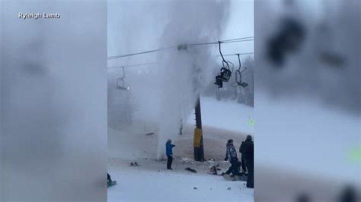 Beech Mountain pipe burst: Ski resort guests blasted with freezing-cold water in 7-degree weather at North Carolina resort