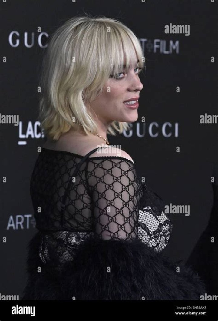 Billie Eilish is an edgy bombshell as she arrives to LACMA's tenth annual Art+Film Gala