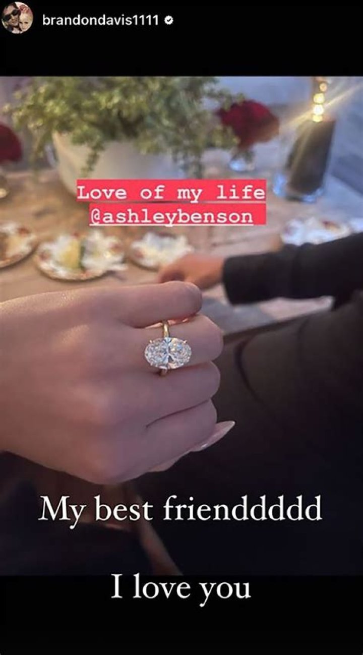 Blushing bride-to-be! Ashley Benson engaged to $55million oil heir Brandon Davis
