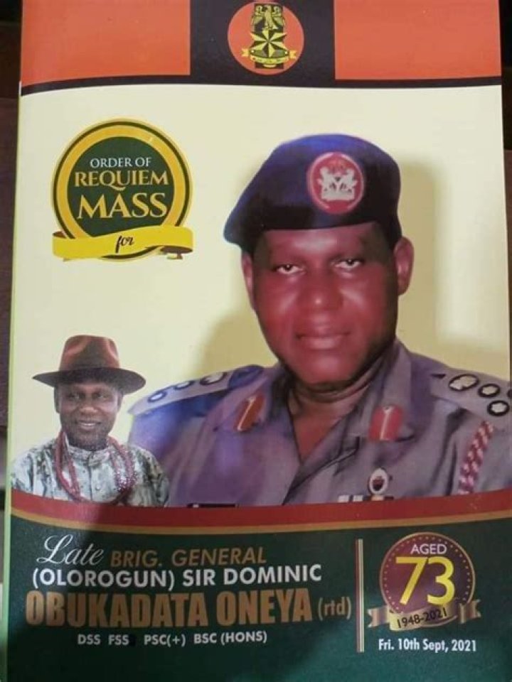 Brigadier General Dominic Obukadata Oneya Archives