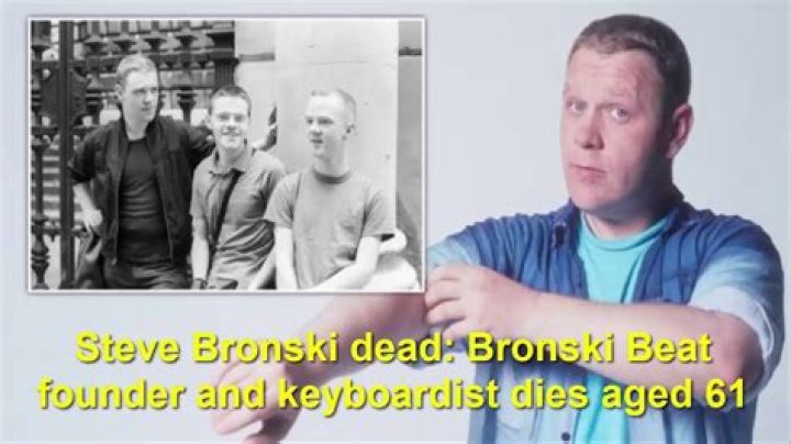 Bronski Beat Founder Steve Bronski Is Dead Archives