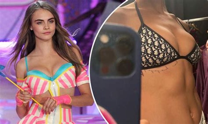 Cara Delevingne admits she considered a boob job because her breasts are 'uneven'