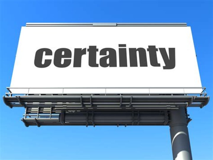 certainty Archives - 247 News Around The World