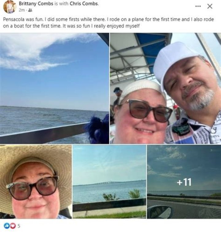 Chris Combs & Wife Brittany Enjoy Florida Getaway