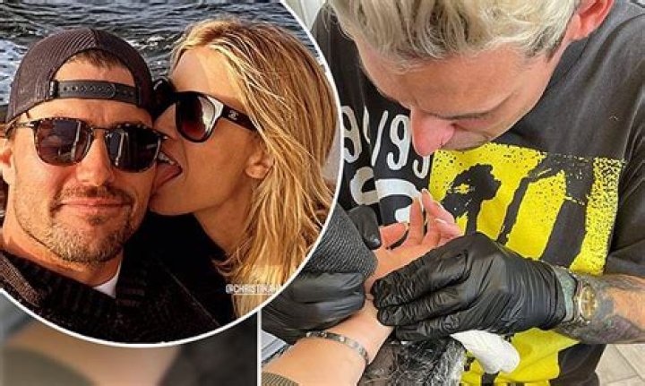 Christina Haack gets 'new ink' on left wrist while visiting her native Orange County