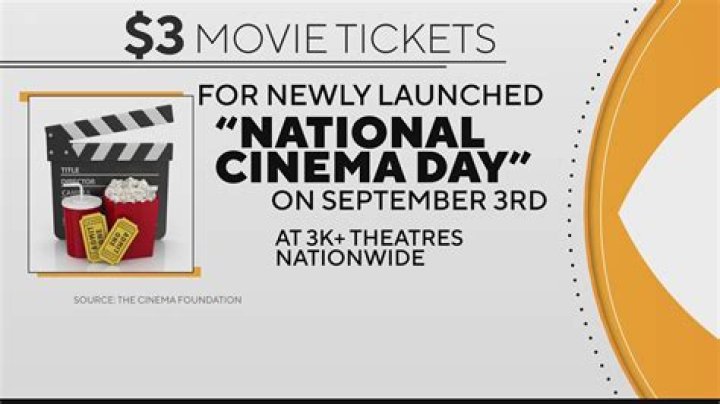 Coming to a Theater Near You: $3 Movie Tickets for One Day