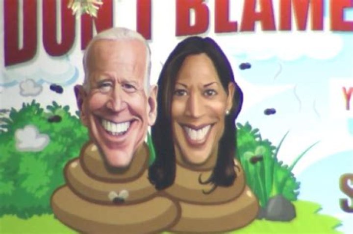 Controversial billboard calls Biden, Harris ‘s–theads’ in Maryland