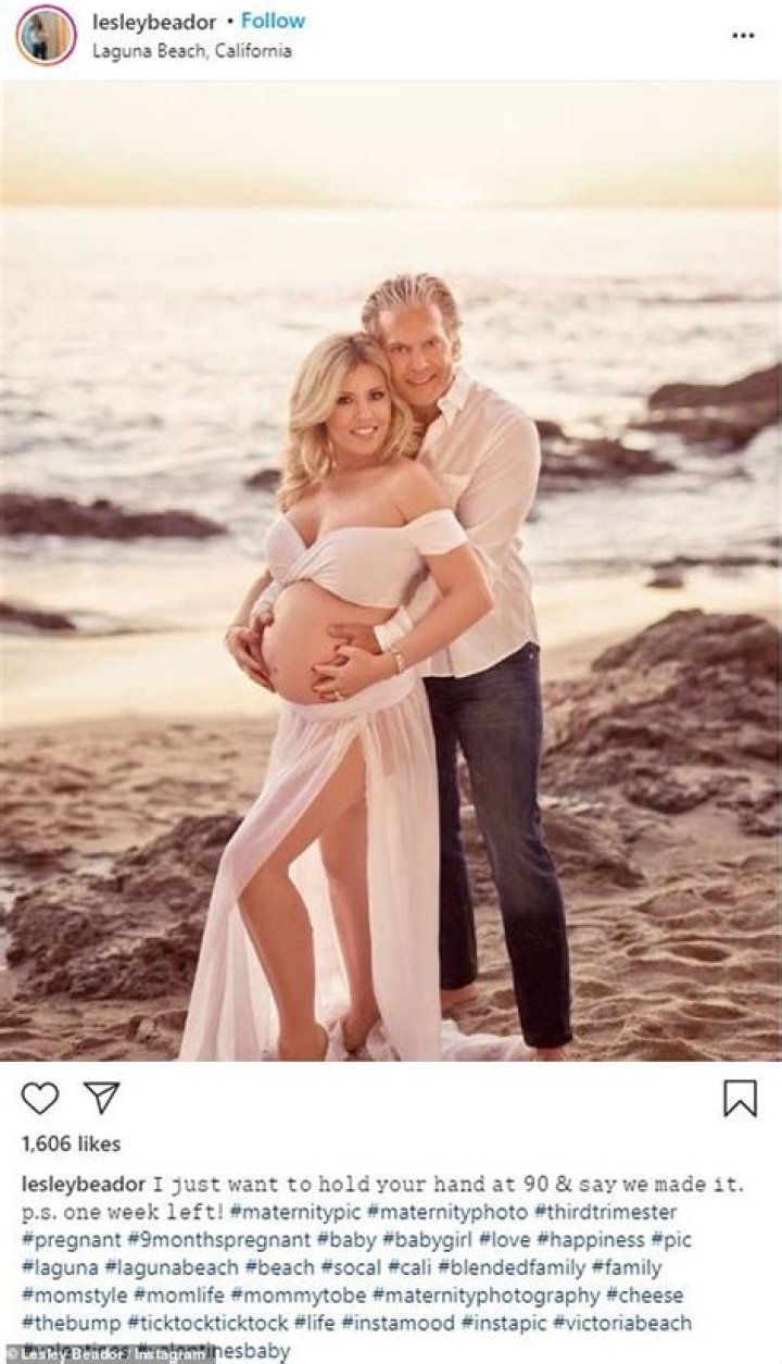 David Beador welcomes first baby with wife Lesley Cook after fathering 3 girls with Shannon Beador