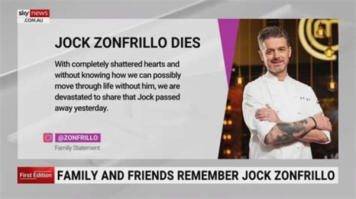 Did Jock Zonfrillo Kill Himself? MasterChef Death Reason Revealed!
