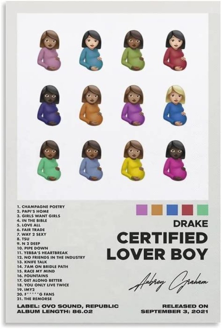 Drake new album listen LIVE – Damien Hirst art revealed as Certified Lover Boy album cover ahead of album coming out