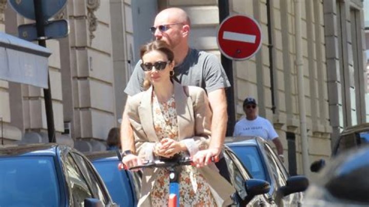 Emily in Paris star Lily Collins rides e-scooter with husband Charlie McDowell around the French capital