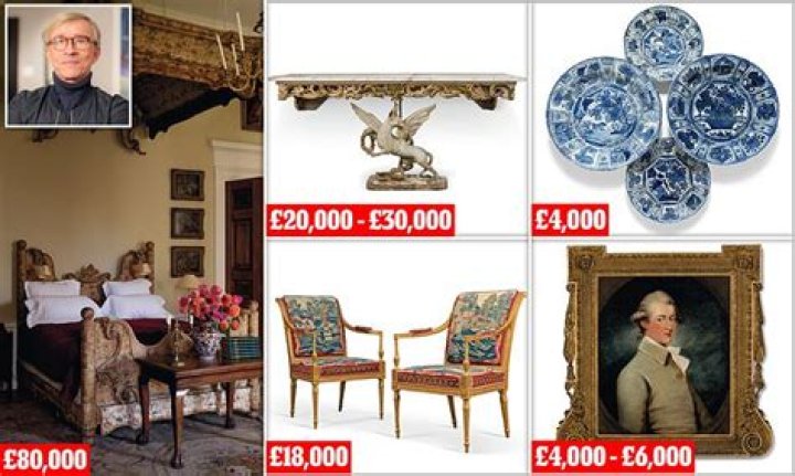 Fashion designer Jasper Conran is auctioning contents of his 23,000 sq ft Wiltshire apartment