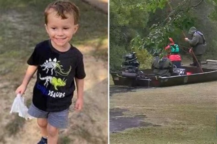 Fears for missing boy Ellis Boudean, 4, who vanished in ‘dangerous’ swamp as shoe found floating nearby