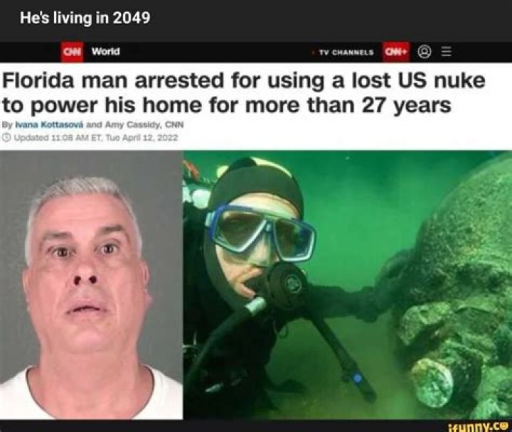 Florida Man Arrested For Using A Lost Us Nuke To Power His Home For More Than 27 Years, Is He Going To Jail?