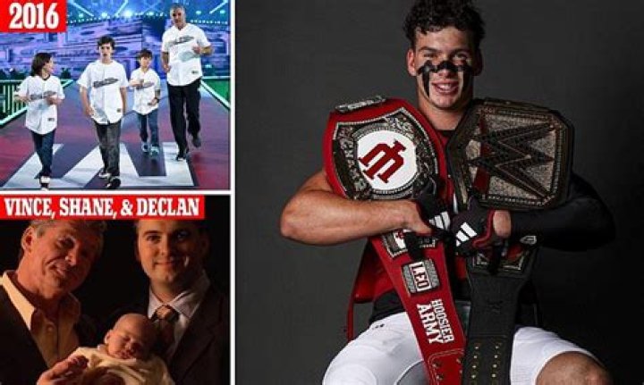 From Wrestlemania to college football! Meet Declan McMahon, the grandson of WWE legend Vince McMahon who appeared on TV promos as a baby... but is now trying to make it as a running back at Indiana 20 years later