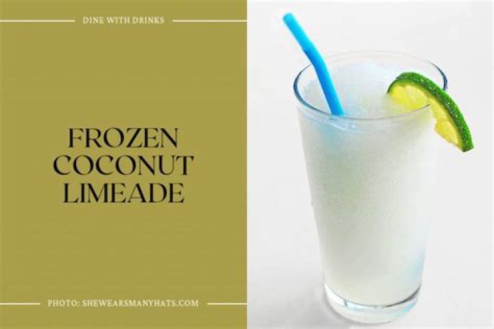 Frozen Coconut Limeade - Celebrating Sweets