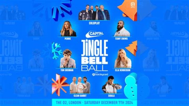 Full Jingle Bell 2021 ball line up revealed: Justin Bieber, Jesy Nelson and Coldplay to headline star-studded show