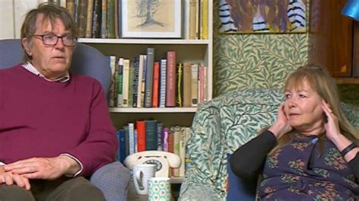 Gogglebox’s Giles and Mary unrecognisable as they cuddle their two daughters in rare unseen throwback snap