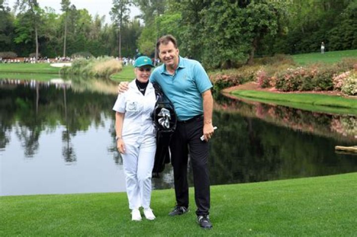 Golf legend Nick Faldo weds former stripper as Masters winner celebrates fourth marriage