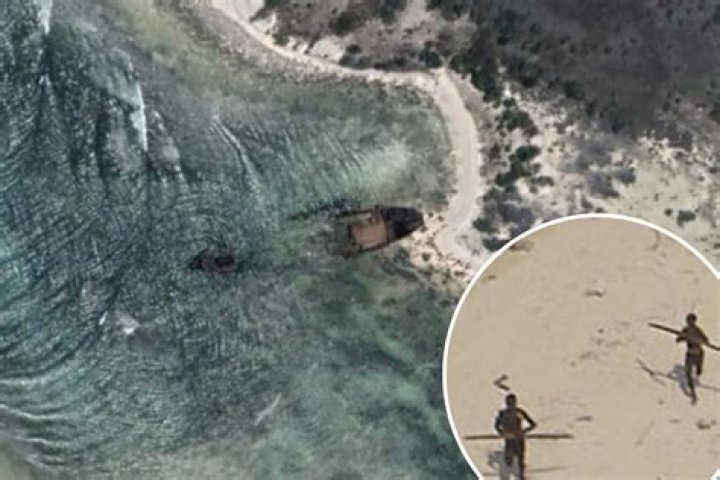 Google Maps watchers spot SHIPWRECK on mysterious island hiding deadly tribe