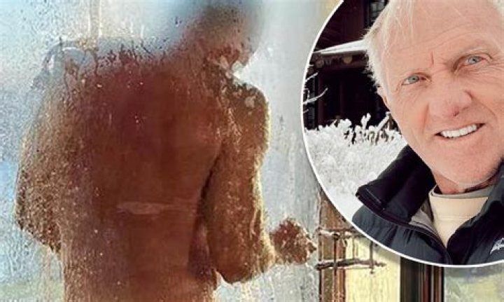 Greg Norman, 66, goes completely nude in a raunchy shower shot