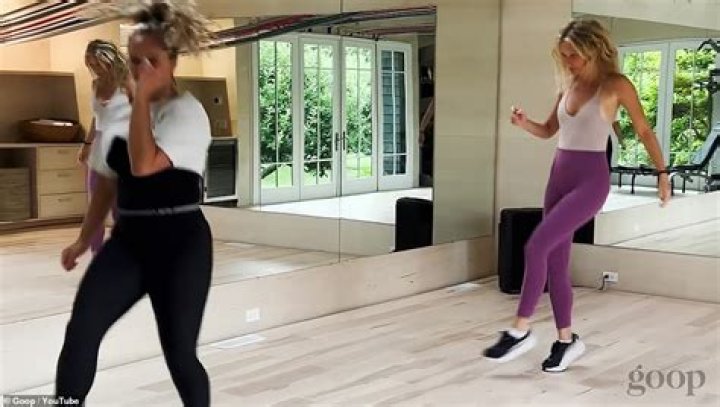 Gwyneth Paltrow records her daily routine from morning workout to post-sauna shower