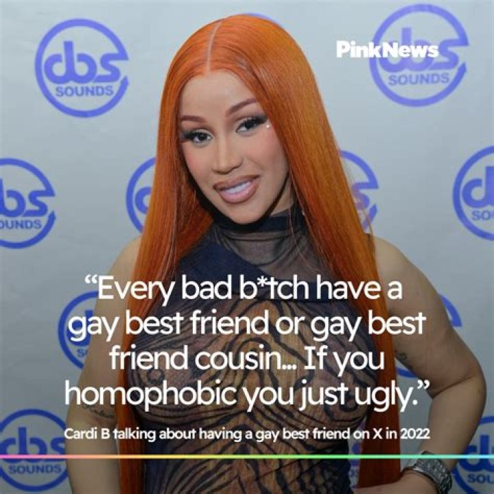 Homophobic people are ugly, says Cardi B