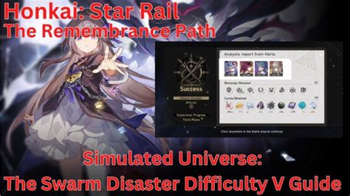 Honkai Star Rail Simulated Universe: Swarm Disaster with Resonance Interplay