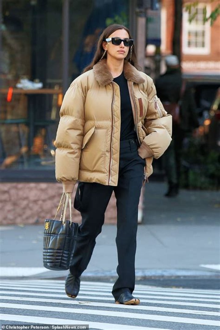 Irina Shayk dons Burberry chained shades and totes $1,950 bucket bag to spa sessions in NYC