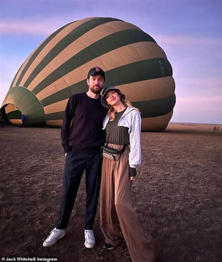 Jack Whitehall puts on a loved-up display with model girlfriend Roxy Horner on holiday in Africa