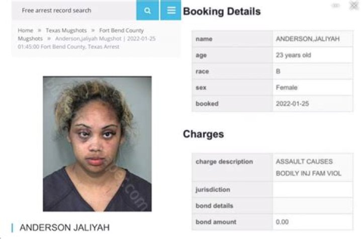 Was Jaliyah Monet Arrested: What Did She Do? Jaliyah Ma Mugshot and Fort Bend County Jail Charges