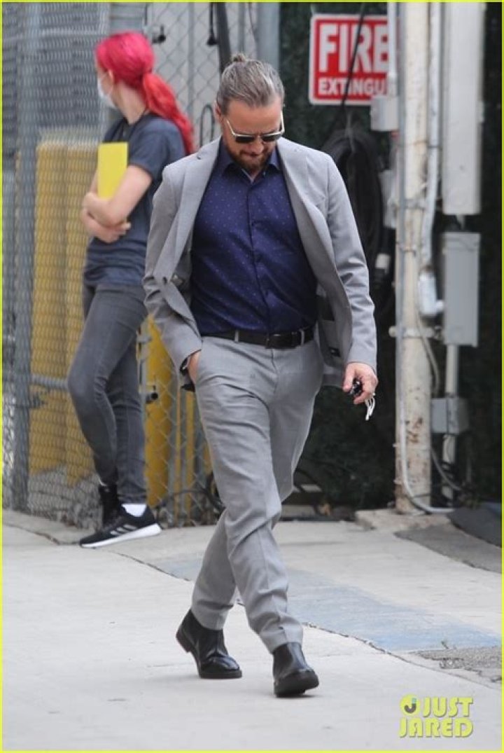 James McAvoy Sports A Sexy Grey Streak In His Hair Ahead of 'Kimmel' Appearance