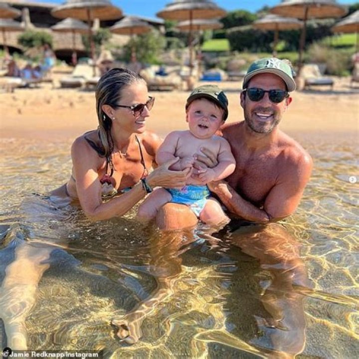 Jamie Redknapp shares adorable snaps with wife Frida and baby son Raphael on their Italian holiday