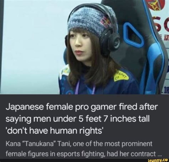 Japanese female pro gamer fired after saying men under 5 feet 7 inches tall 'don't have human rights'