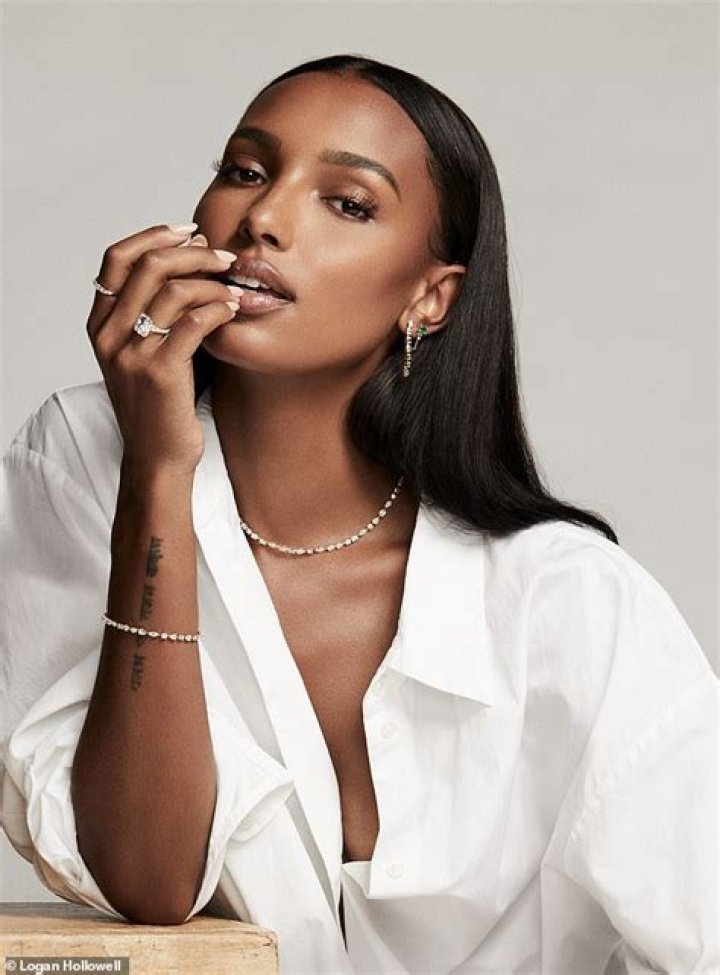 Jasmine Tookes shines in sultry campaign for Logan Hollowell's first engagement collection