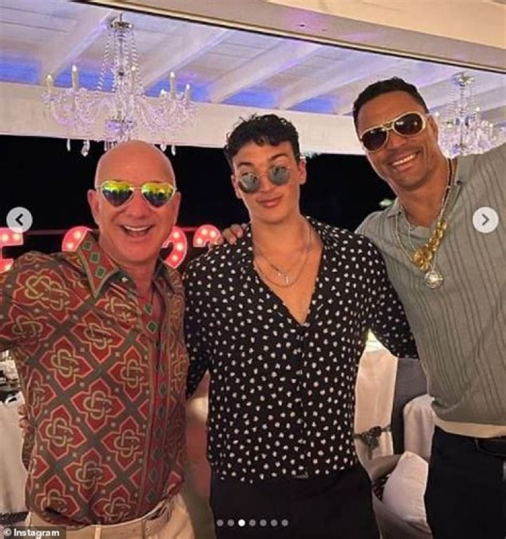 Jeff Bezos and Lauren Sanchez celebrate the New Year with family at 'crazy disco party' in St. Barts