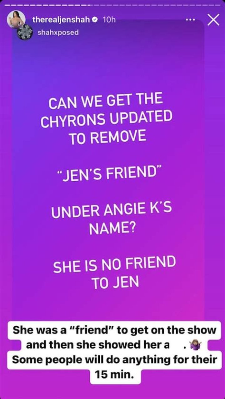 Jen Shah Shares What RHOSLC Producers Told Her About Angie K