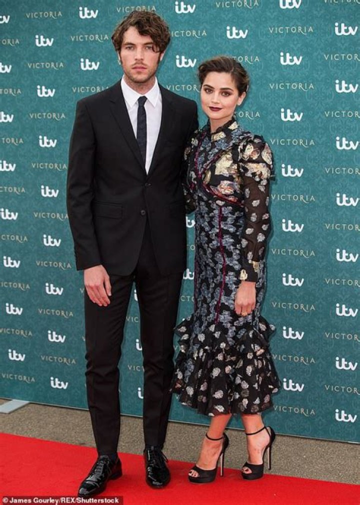 Jenna Coleman puts on a cosy display with her new beau Jamie Childs during London stroll