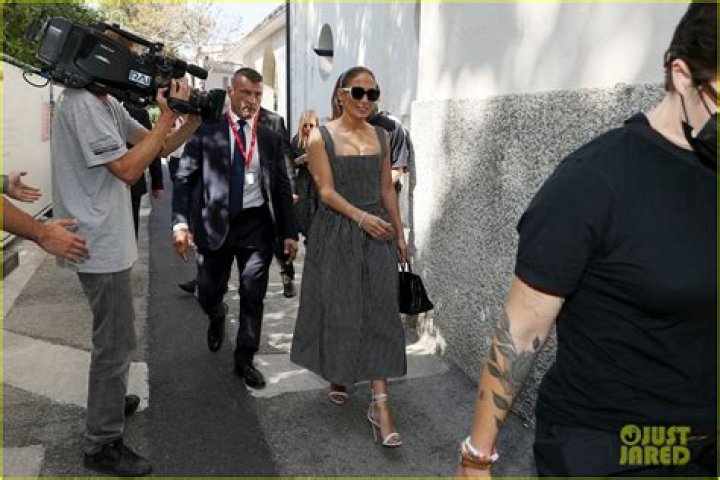 Jennifer Lopez Arrives to Support Ben Affleck at Venice Film Festival 2021