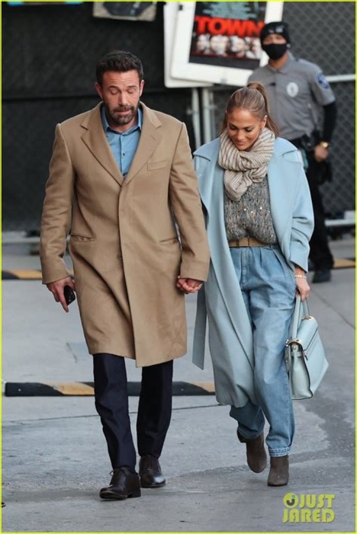 Jennifer Lopez Joins Ben Affleck For ‘Jimmy Kimmel Live!’ Taping in LA
