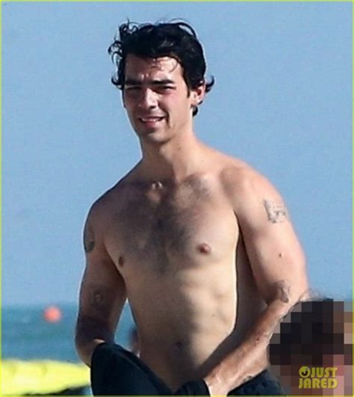 Joe Jonas Spotted Going Shirtless During Beach Day in Miami