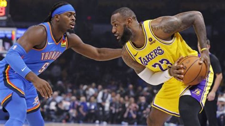 Josh Giddey gets dunked on by LeBron James... but Thunder blow out Lakers as OKC guard nearly gets a double-double amid allegations of being involved in an improper relationship