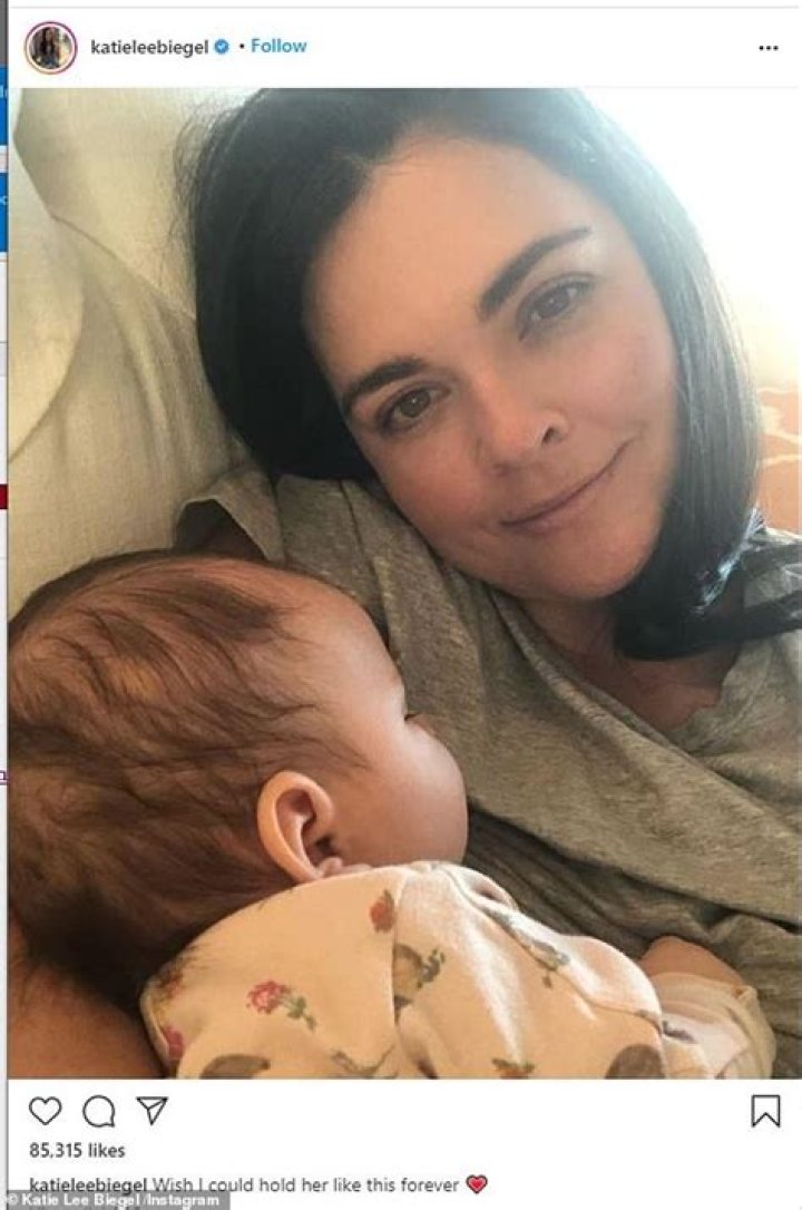 Katie Lee Biegel shares an emotional account of her struggles after giving birth