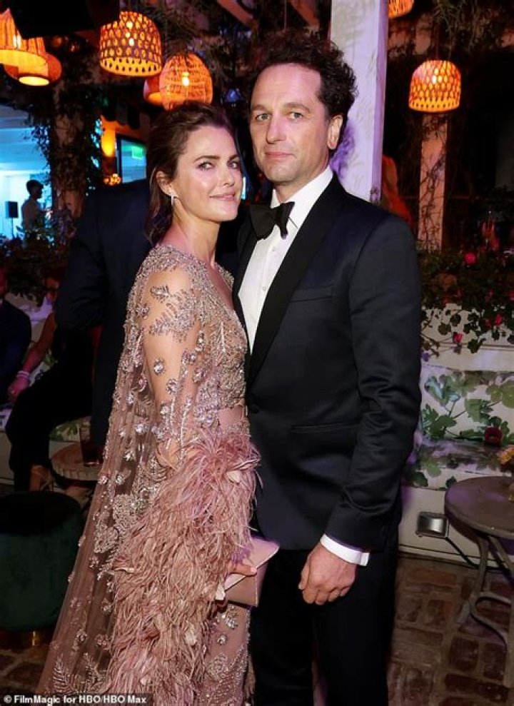 Keri Russell cosies up to partner Matthew Rhys at Emmys afterparty